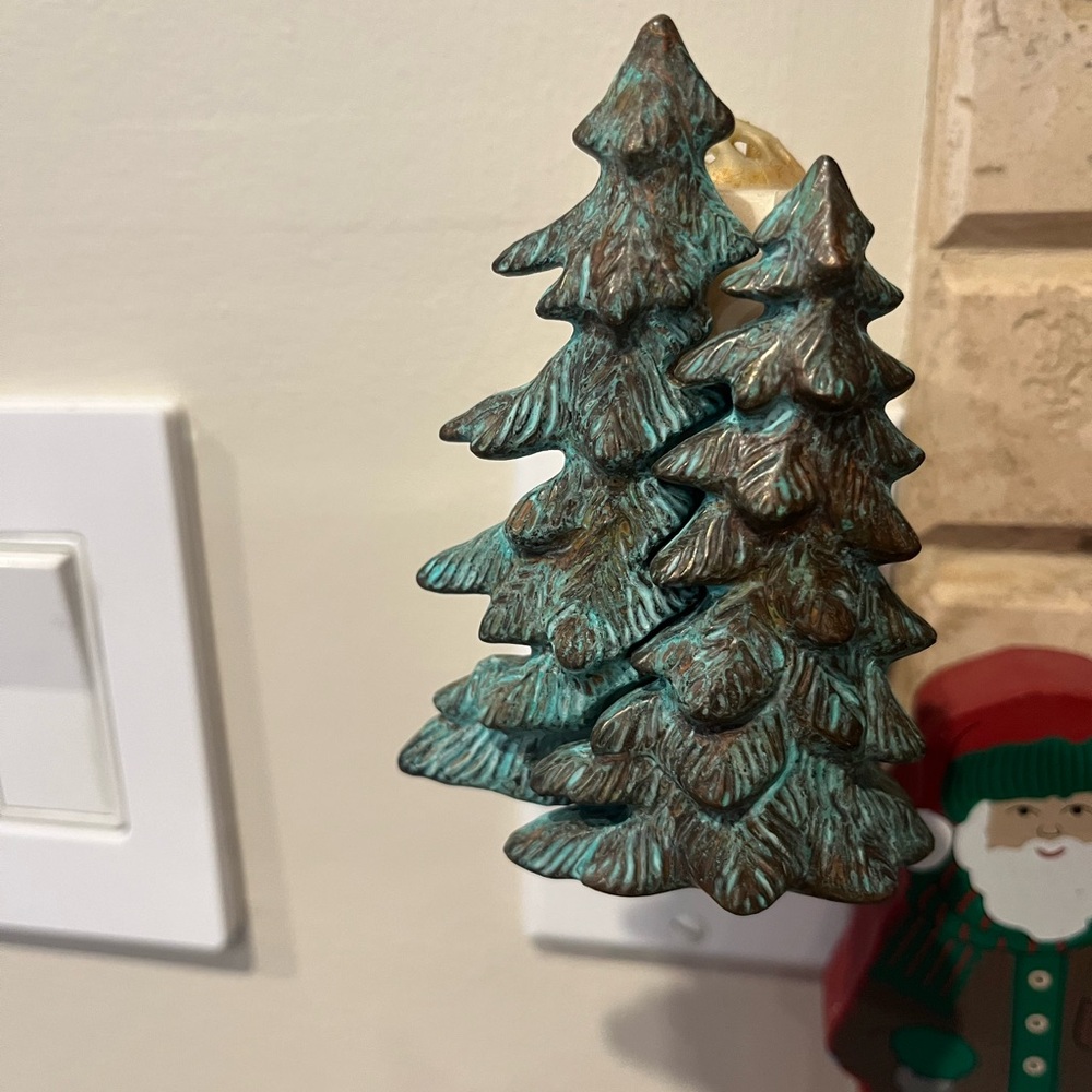 Bath & Body Works Green and Brown Holiday Tree Ornament